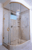 custom angle shower