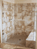 right angle shower