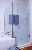 right angle shower