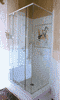 right angle shower